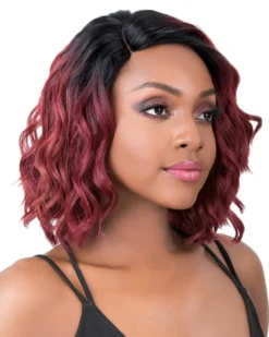 Swiss Lace Disco | Lace Front & Lace Part Synthetic Wig By It's A Wig Wigs For Black Women