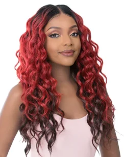 HD T Lace Saint | Lace Front & Lace Part Synthetic Wig By It's A Wig
