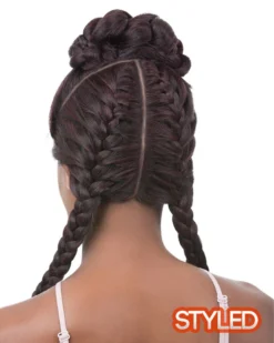 Vixen X Yaki Straight | Lace Front Human Hair Blend Wig By It's A Wig