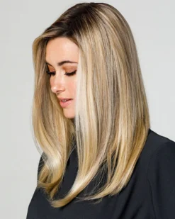 EasiPart Medium HD 18 Inch (Exclusive) | Monofilament Synthetic Hair Toppers By Jon Renau Wiglets