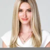Wiglets EasiPart T HD 18 Inch (Exclusive) | Monofilament Synthetic Hair Toppers By Jon Renau