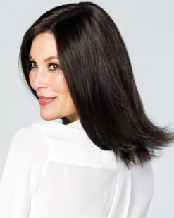 Top Coverage 12 Inch | Lace Front & Monofilament Synthetic Hair Toppers By Jon Renau 8~12 Inch