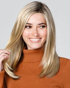 Top Coverage 18 Inch | Lace Front & Monofilament Synthetic Hair Toppers By Jon Renau 18~26 Inch