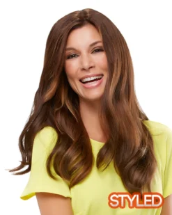 Top Form 18 Inch | Monofilament Remy Human Hair Toppers By Jon Renau Wiglets 14 Top Form 18 Inch | Monofilament Remy Human Hair Toppers By Jon Renau Wiglets