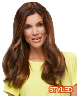 Top Form 18 Inch (Exclusive) | Monofilament Remy Human Hair Toppers By Jon Renau Wiglets