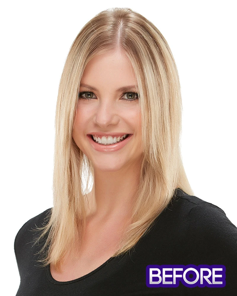 Top Form 12 Inch (Exclusive) | Monofilament Remy Human Hair Toppers By Jon Renau 10 Top Form 12 Inch (Exclusive) | Monofilament Remy Human Hair Toppers By Jon Renau