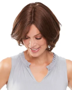 EasiPart French 8 Inch | Monofilament Remy Human Hair Toppers By Jon Renau 8~12 Inch