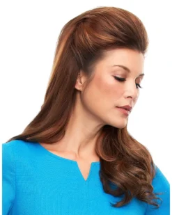 Top This 16 Inch | Monofilament Remy Human Hair Toppers By Jon Renau 14~16 Inch