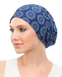 Jon Renau Softie Boho Beanie Print Headwear
