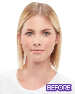 EasiPart French XL 12 Inch (Exclusive) | Monofilament Remy Human Hair Toppers By Jon Renau Wiglets