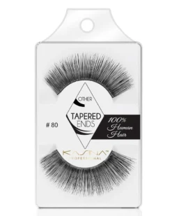 Tapered Ends Eyelashes #80 By Kasina Professional