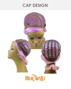 Wigs For Black Women Swiss Lace Kaso | Lace Front Synthetic Wig By It's A Wig