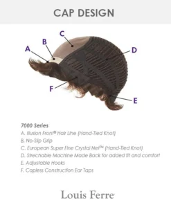 Wigs For Women Scarlette | Monofilament Synthetic Hair Wig By Louis Ferre