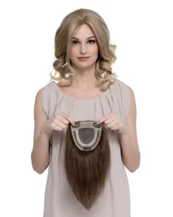 Toppiece 3001 | Monofilament Human Hair Wiglets By Louis Ferre