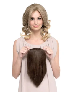 Toppiece 3001 | Monofilament Human Hair Wiglets By Louis Ferre