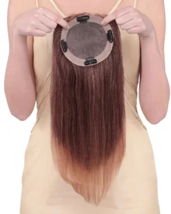 Toppiece 4002 | Monofilament Human Hair Wiglets By Louis Ferre