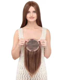 Toppiece 4004 | Monofilament Human Hair Wiglets By Louis Ferre