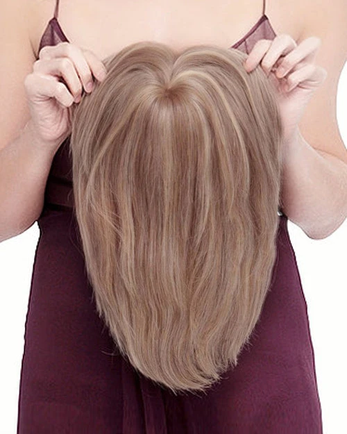 Toppiece 5001 | Half Monofilament Human Hair Wig By Louis Ferre Half Wigs 4 Toppiece 5001 | Half Monofilament Human Hair Wig By Louis Ferre Half Wigs