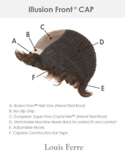 Wigs For Women Pammy | Monofilament Synthetic Wig By Louis Ferre