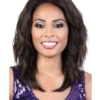 LDP-Eva | Lace Front & Lace Part Synthetic Wig By Motown Tress Wigs For Black Women