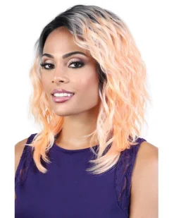 LDP-Eva | Lace Front & Lace Part Synthetic Wig By Motown Tress Wigs For Black Women