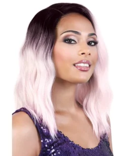 LDP-Curve3 | Lace Front & Lace Part Synthetic Wig By Motown Tress