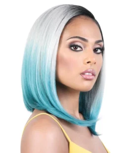 Wigs For Black Women LDP-Curve2 | Lace Front & Lace Part Synthetic Wig By Motown Tress