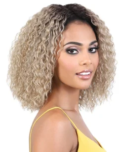 Wigs For Black Women LDP-Fifi | Lace Front & Lace Part Synthetic Wig By Motown Tress
