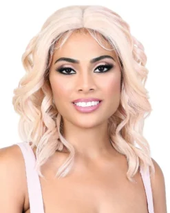Wigs For Black Women LDP-Yana | Lace Front & Lace Part Synthetic Wig By Motown Tress
