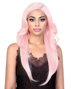 Wigs For Black Women LDP-Curve4 | Lace Front & Lace Part Synthetic Wig By Motown Tress