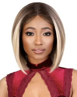 Wigs For Black Women LDP-Delta | Lace Front & Lace Part Synthetic Wig By Motown Tress
