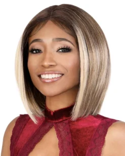 Wigs For Black Women LDP-Delta | Lace Front & Lace Part Synthetic Wig By Motown Tress