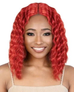LDP-Crimp6 | Lace Front & Lace Part Synthetic Wig By Motown Tress Wigs For Black Women