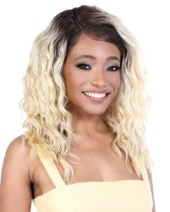 LDP-Trisha | Lace Front & Lace Part Synthetic Wig By Motown Tress