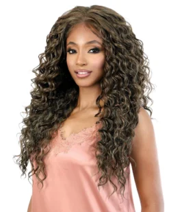LS137 Air | Lace Front Synthetic Wig By Motown Tress Wigs For Black Women