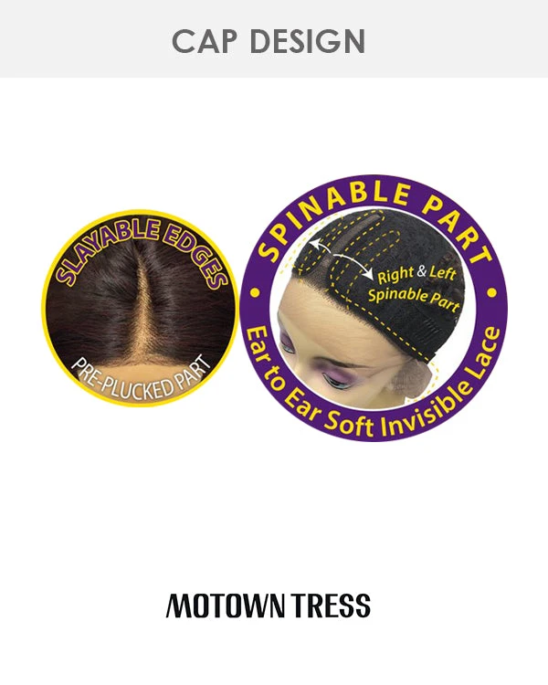 LDP-Helen | Lace Front & Lace Part Synthetic Wig By Motown Tress 10 LDP-Helen | Lace Front & Lace Part Synthetic Wig By Motown Tress