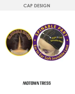 LDP-Ruby14 | Lace Front & Lace Part Synthetic Wig By Motown Tress 11 LDP-Ruby14 | Lace Front & Lace Part Synthetic Wig By Motown Tress