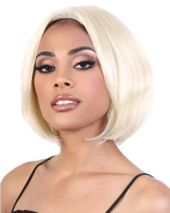 Wigs For Black Women HNBLP Pat | Lace Front Remy Human Hair Wig By Motown Tress