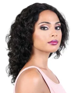 Wigs For Black Women HPL Spin70 | Lace Part Remy Human Hair Wig By Motown Tress