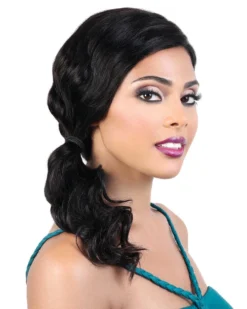 HPLP360-03 | Lace Front Human Hair Wig By Motown Tress Wigs For Black Women