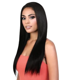Wigs For Black Women HPL3 ST26 | Lace Front Remy Human Hair Wig By Motown Tress