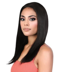 HPL3 ST22 | Lace Front Remy Human Hair Wig By Motown Tress Wigs For Black Women