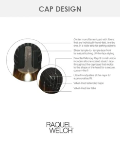 Nice Move | Lace Front & Monofilament Part Synthetic Wig By Raquel Welch Wigs For Women