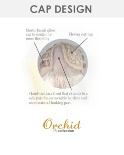 Posh | Lace Front & Monofilament Part Synthetic Wig By Orchid Wigs For Women