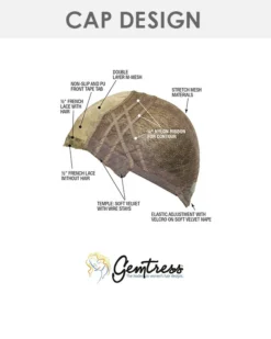 Wavy Mid Layered Shag | Lace Front & Monofilament Synthetic Wig By TressAllure