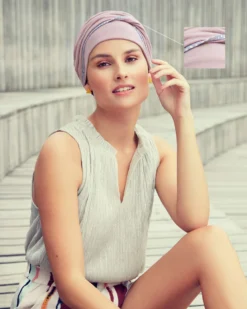 Best Wig Outlet Emmy V Turban - Solid With Glitter Headwear