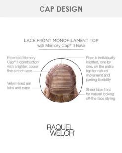 Spotlight-Petite | Lace Front & Monofilament Synthetic Wig By Raquel Welch 13 Spotlight-Petite | Lace Front & Monofilament Synthetic Wig By Raquel Welch