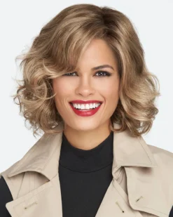 Wigs For Women Brave The Wave | Lace Front & Monofilament Part Synthetic Wig By Raquel Welch