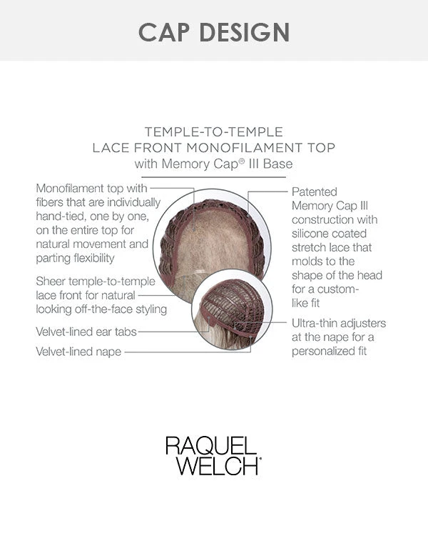 Flirting With Fashion | Lace Front & Monofilament Top Synthetic Wig By Raquel Welch 9 Flirting With Fashion | Lace Front & Monofilament Top Synthetic Wig By Raquel Welch