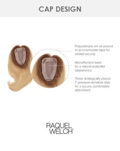 Charmed Life 12 Inch | Monofilament Human Hair Wiglet By Raquel Welch